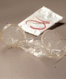 Photo of a female condom