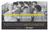 Así es como se transmiten los microbios ... Es enfermante