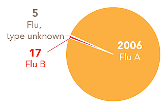 Follow this link to view a table of all positive flu reports
