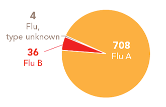 Follow this link to view a table of all positive flu reports