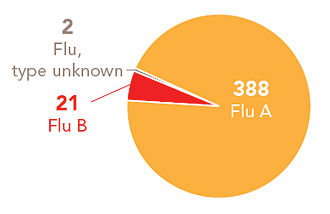 Follow this link to view a table of all positive flu reports