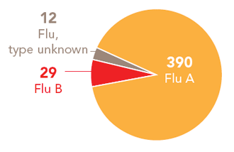 Follow this link to view a table of all positive flu reports