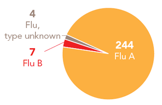 Follow this link to view a table of all positive flu reports