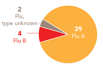 Follow this link to view a table of all positive flu reports