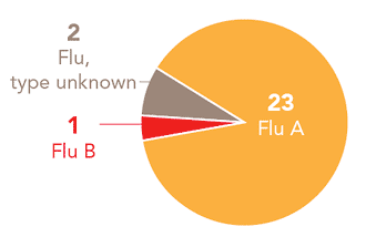 Follow this link to view a table of all positive flu reports