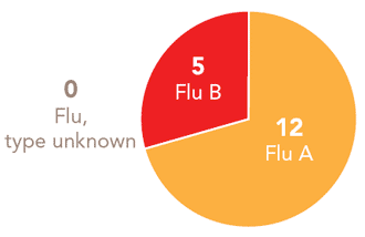 Follow this link to view a table of all positive flu reports
