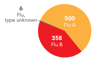 Follow this link to view a table of all positive flu reports