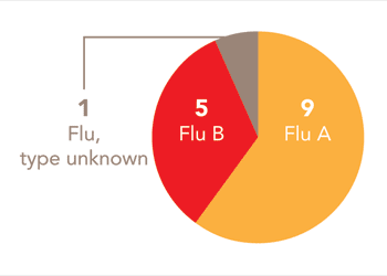 Follow this link to view a table of all positive flu reports