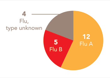Follow this link to view a table of all positive flu reports