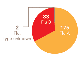 Follow this link to view a table of all positive flu reports