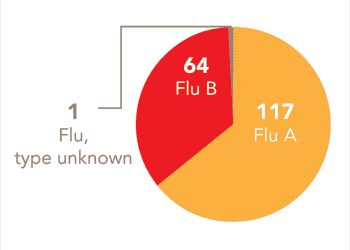 Follow this link to view a table of all positive flu reports