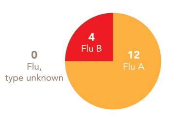 Follow this link to view a table of all positive flu reports