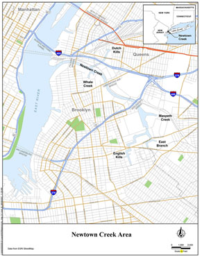 Newtown Creek Map