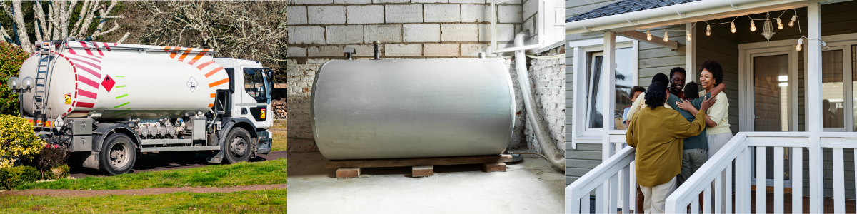 oil delivery, oil tank, oil fill pipe