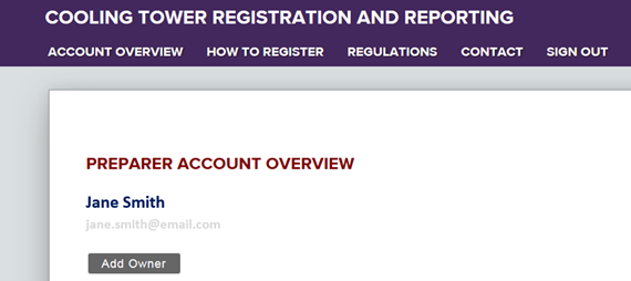 picture of add owner link