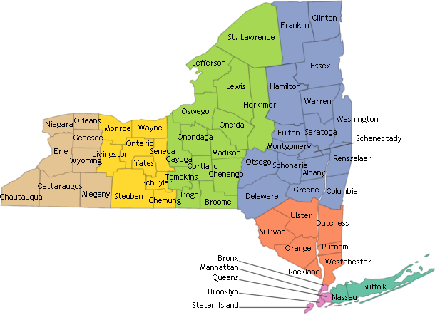 New York State Map