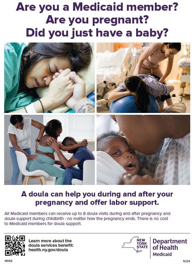 Flyer: Learn More About the Doula Services Benefit