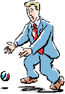 Man Dropping Ball