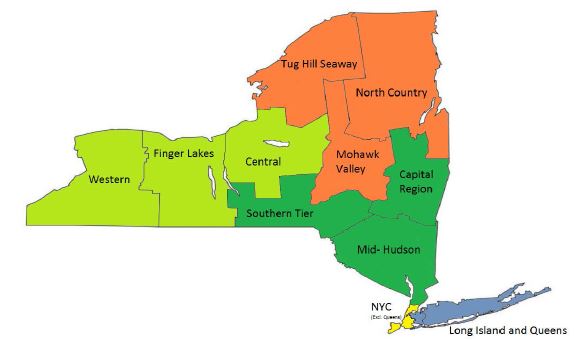 Helpful Organizations by Region