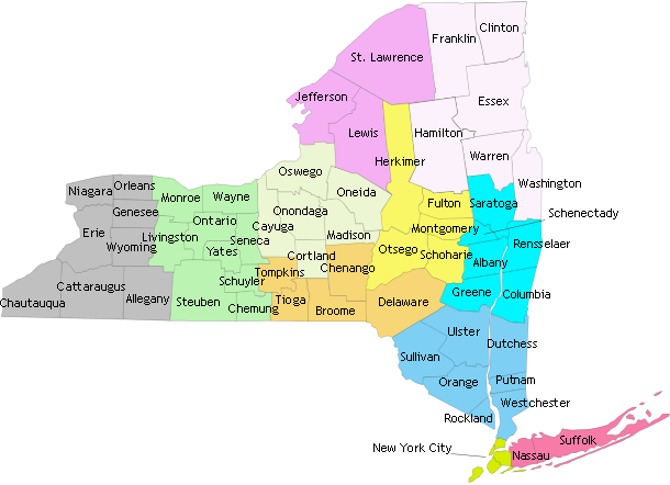 New York State Map