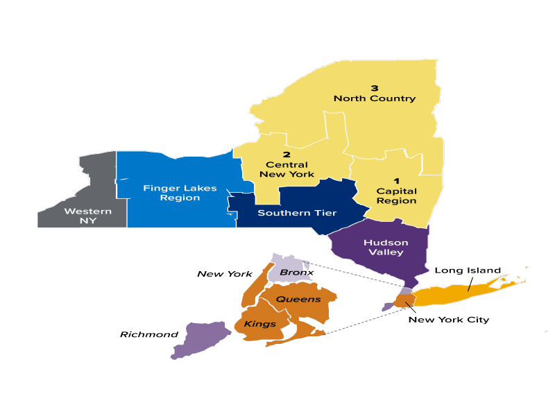 Map of New York