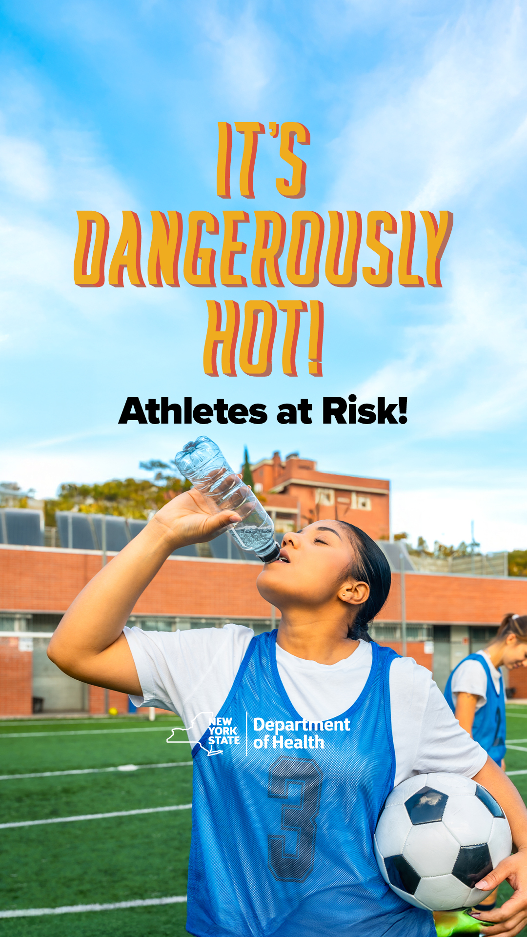 It's dangerously hot! Athletes at risk!