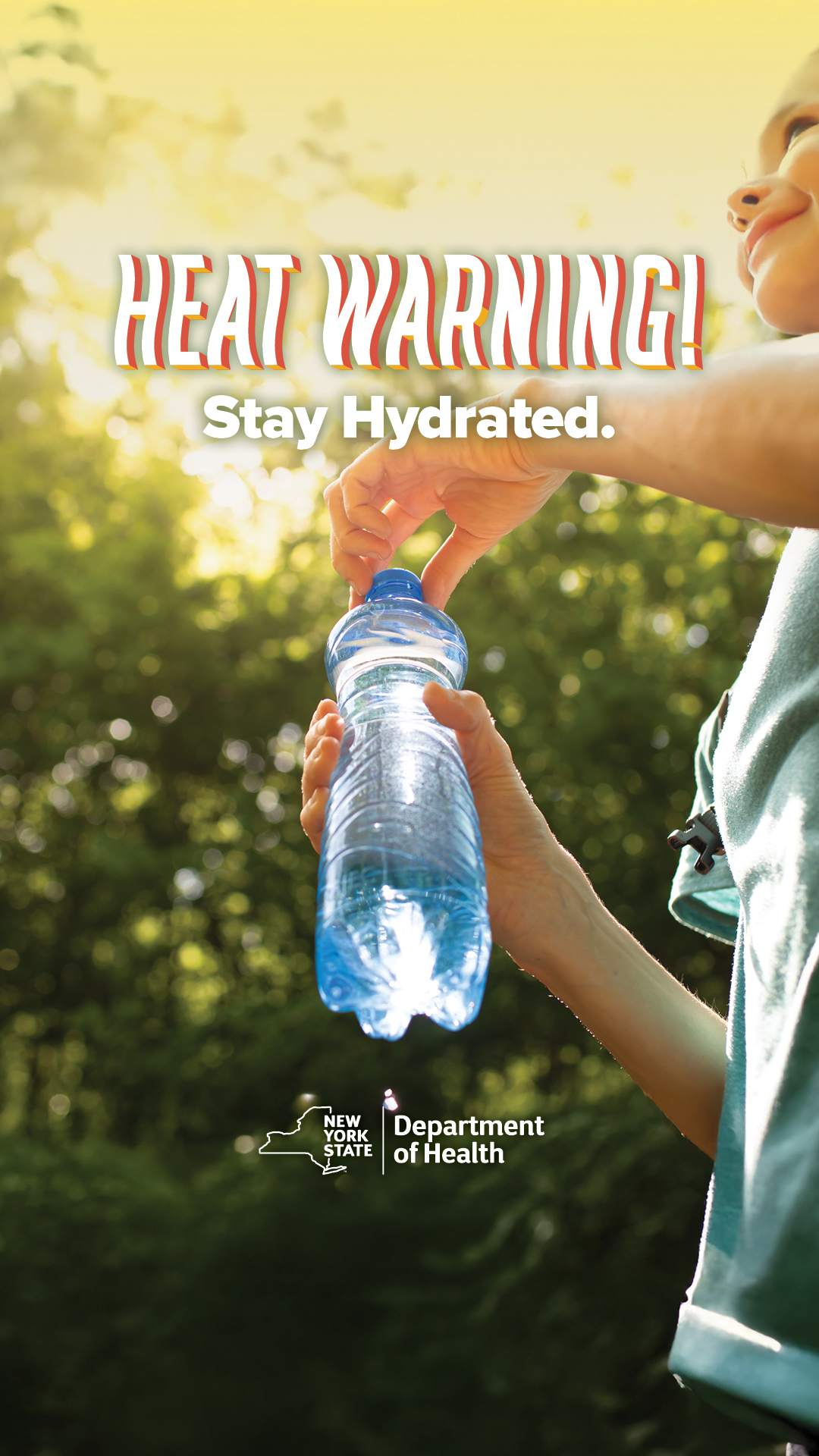 Heat warning! Stay hydrated. 