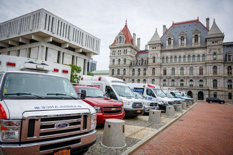 Image of ambulances