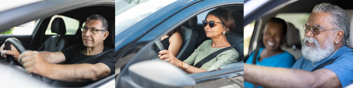 older male and female drivers